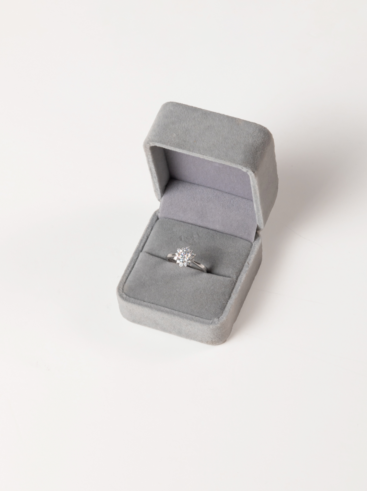 Anello Fiore Sbocciato in argento Sterling 925
