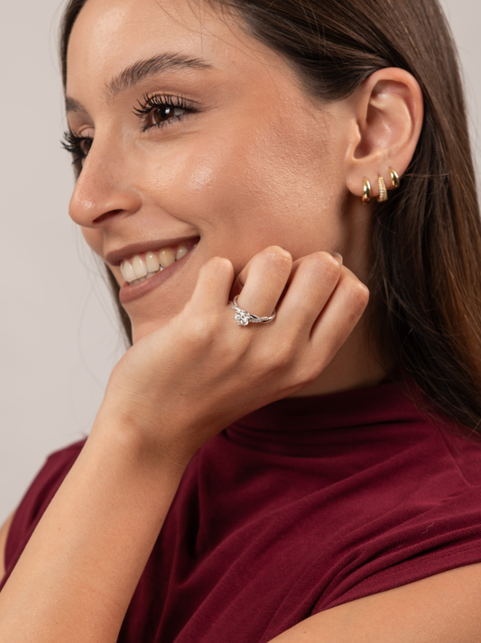 Anello Intreccio in argento Sterling 925