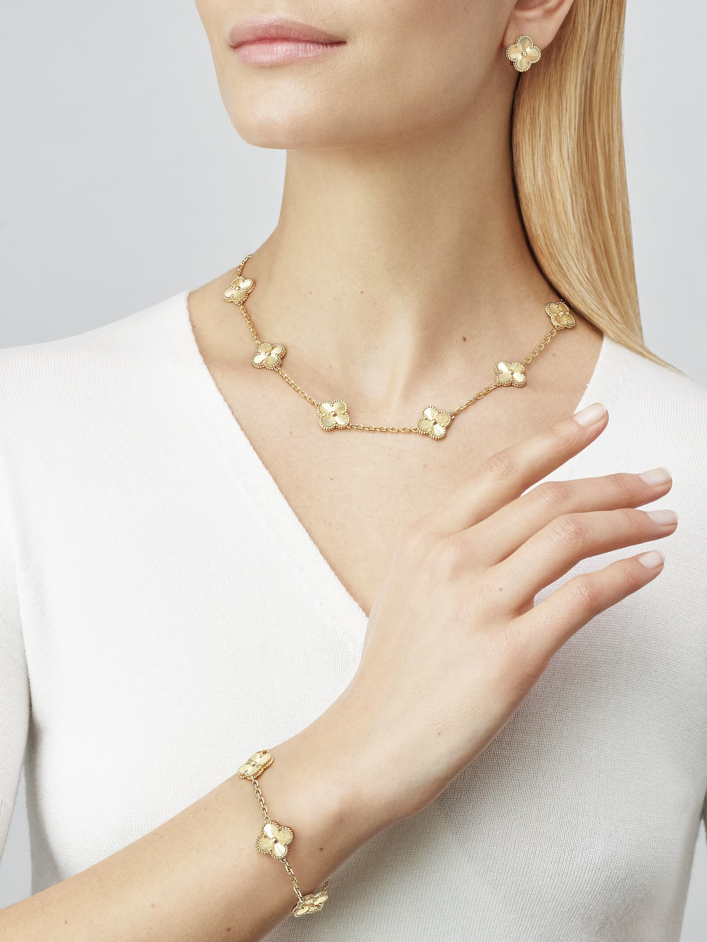 Bracciale Clover oro