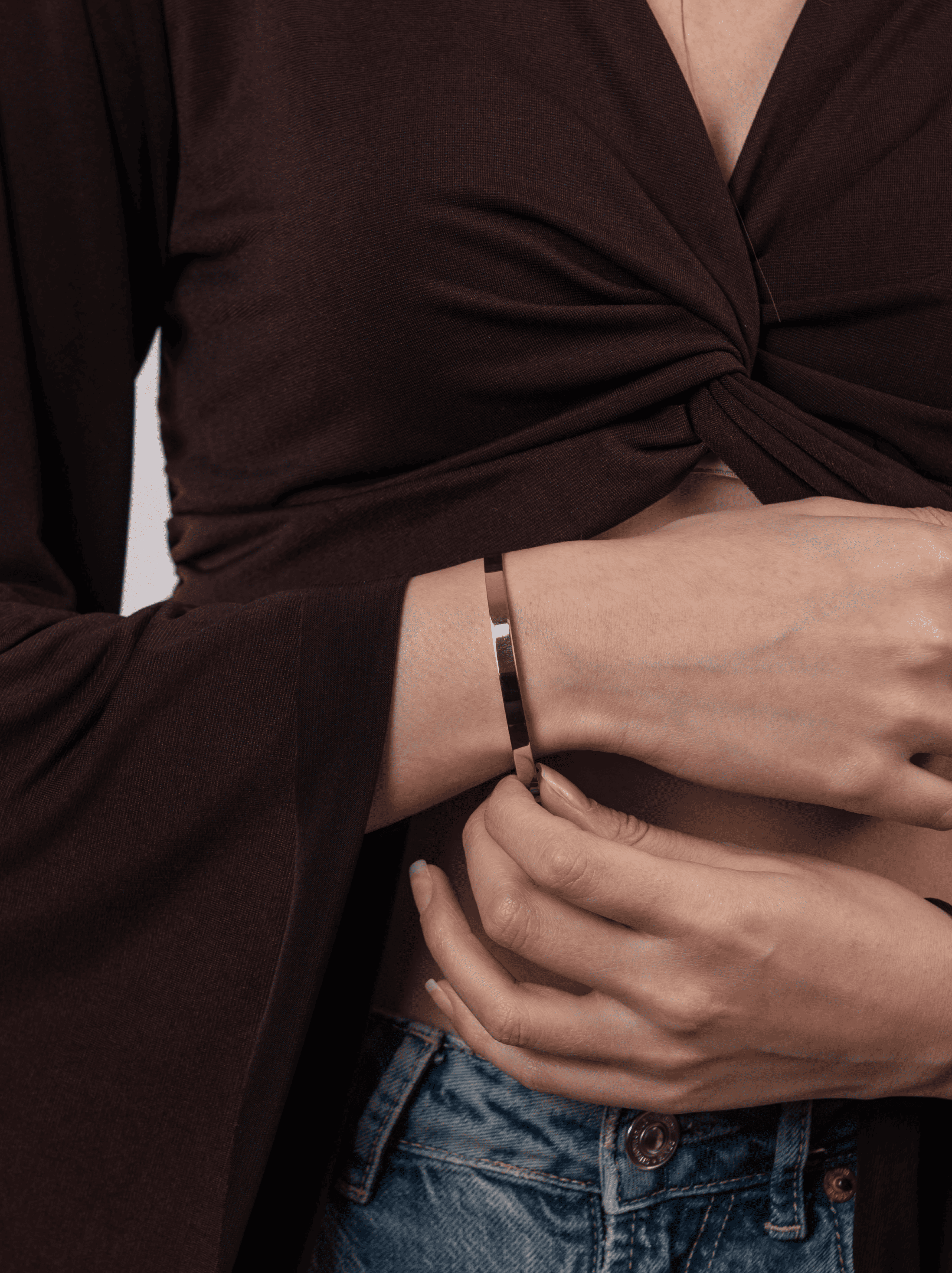 Bracciale cuff oro