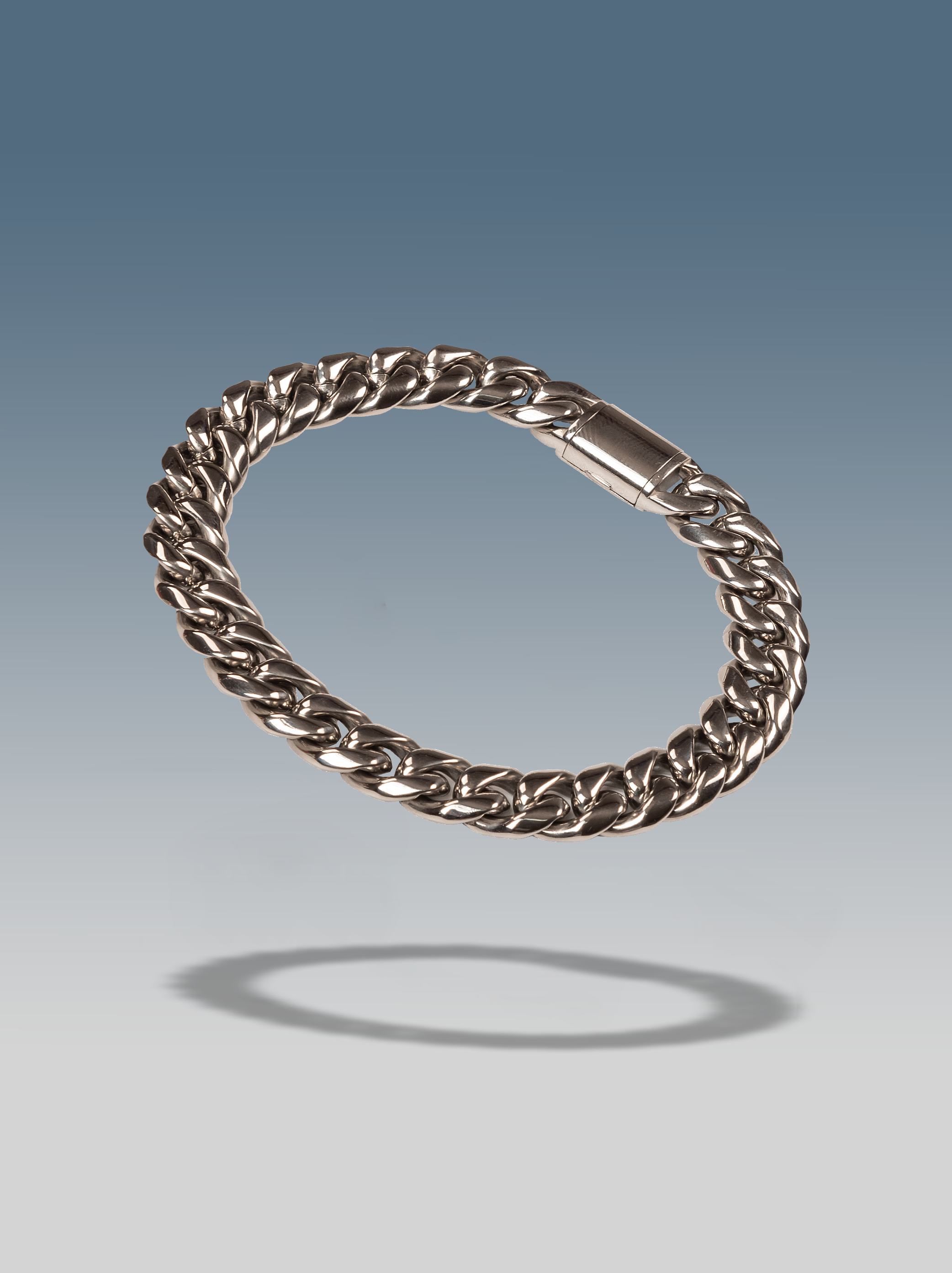 Bracciale cuban silver 10 mm