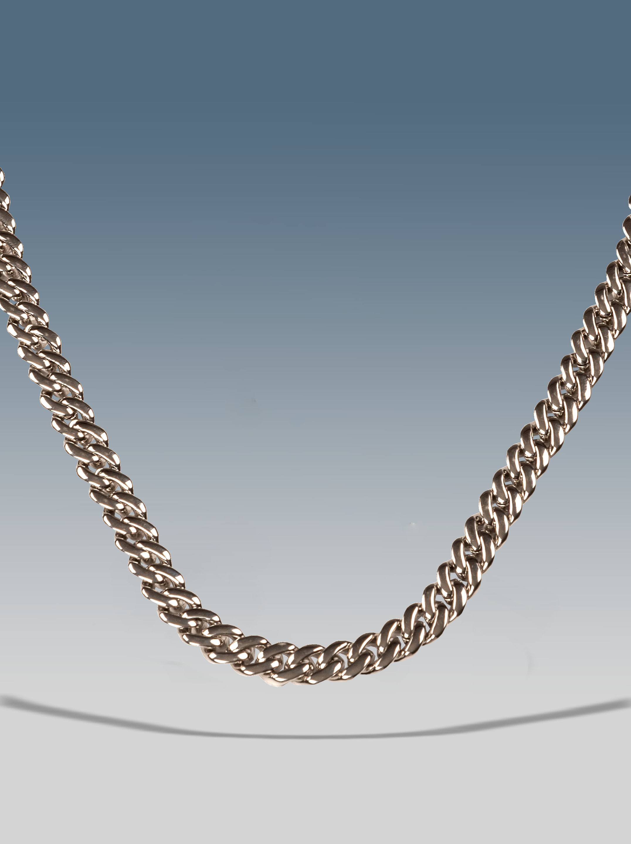 Collana cuban silver 10 mm