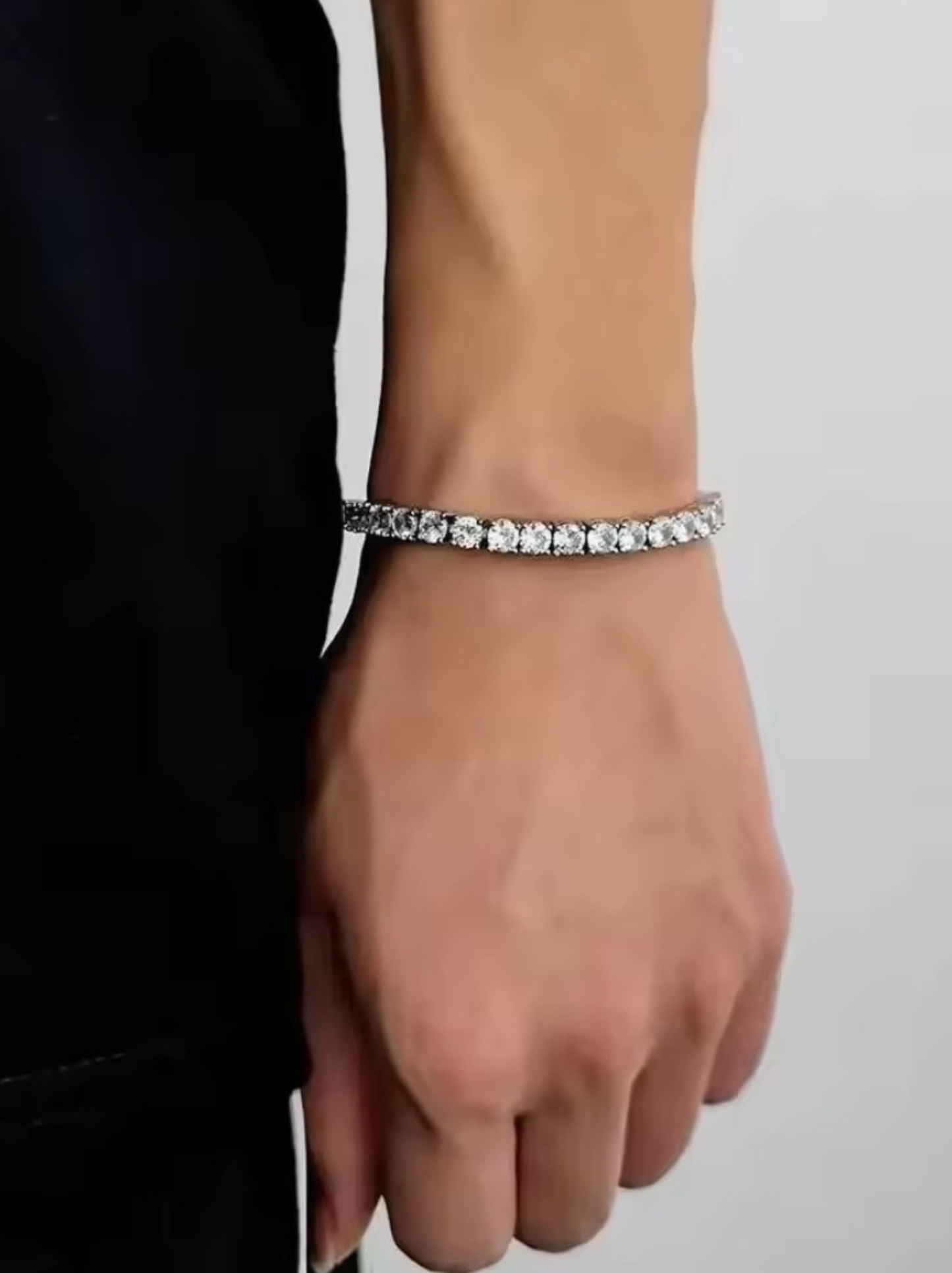 Bracciale tennis argento 5 mm