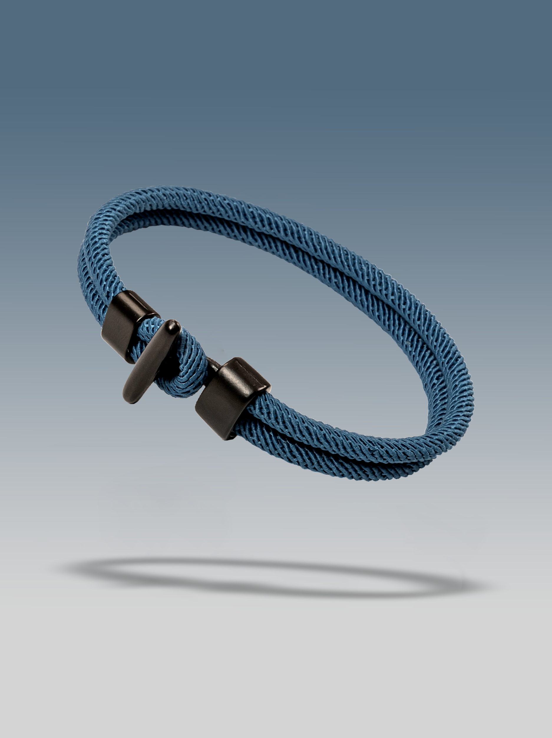Bracciale rope ancora blu