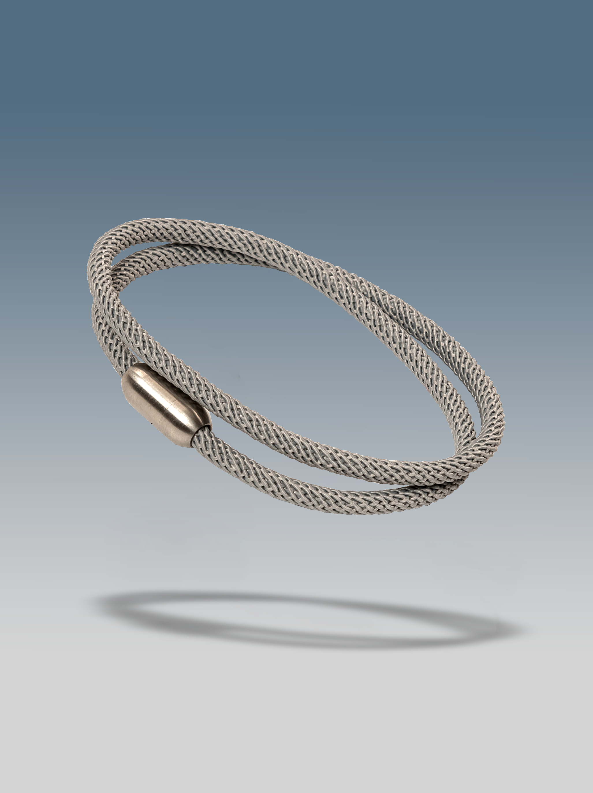 Bracciale rope calamita grigio