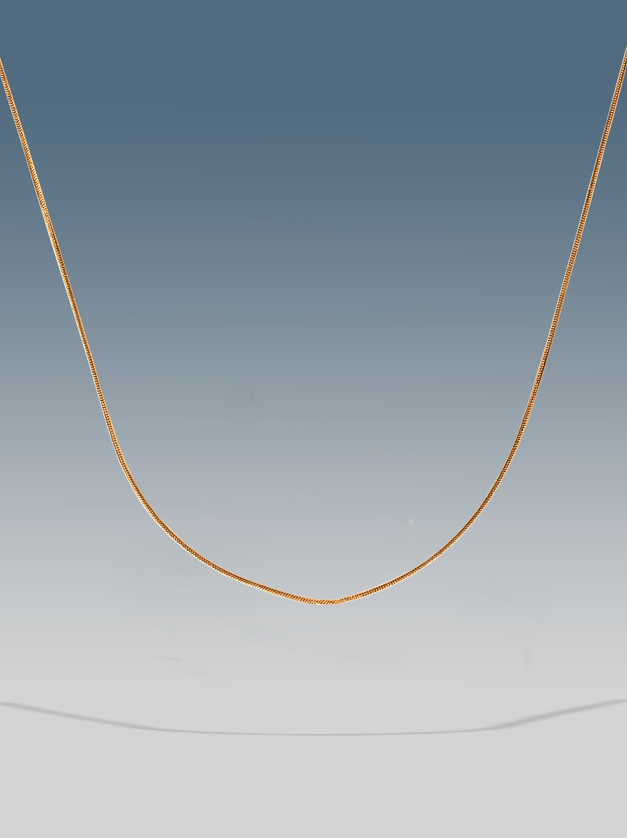 Collana minimal snike oro