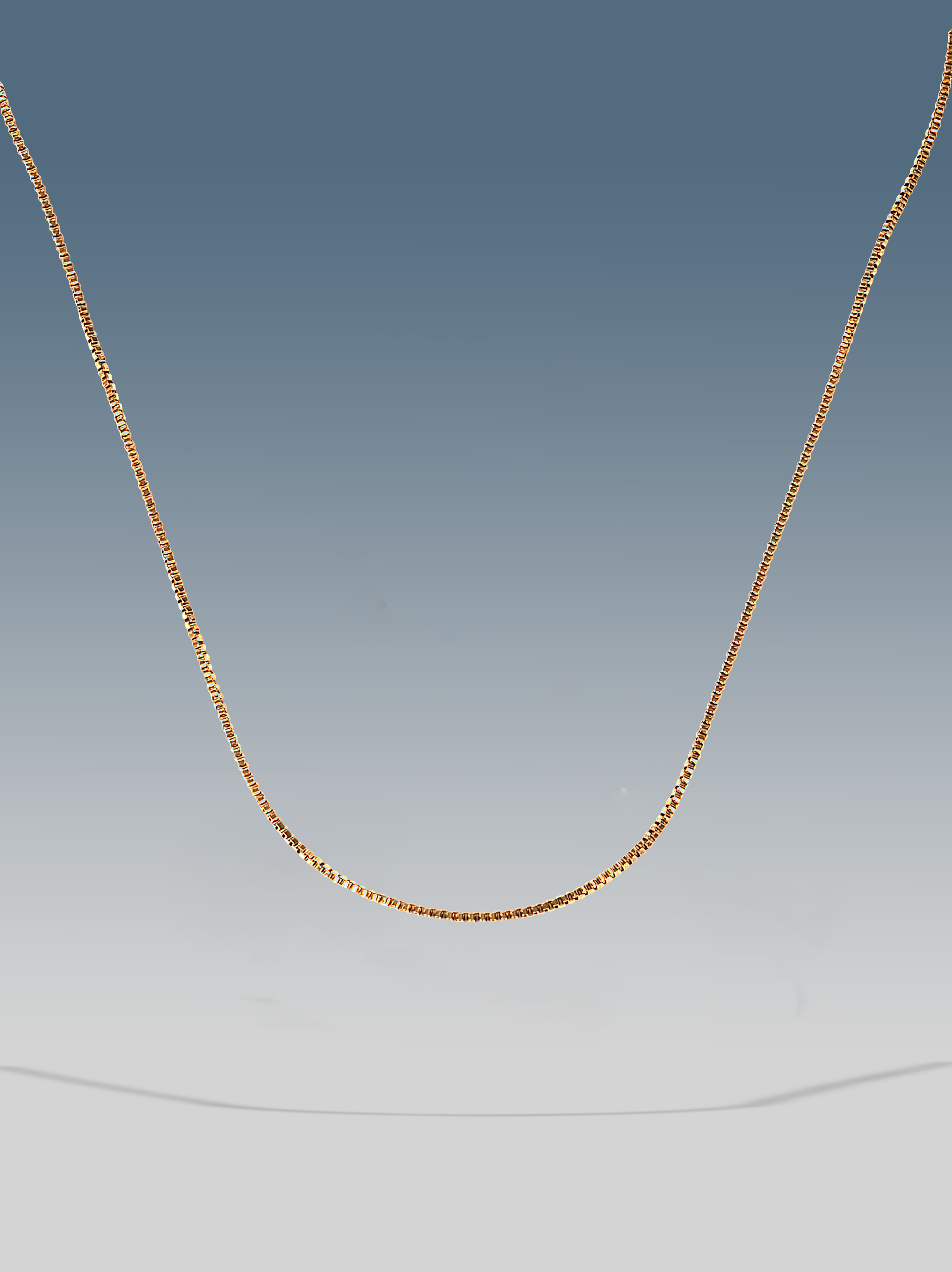 Collana minimal box oro