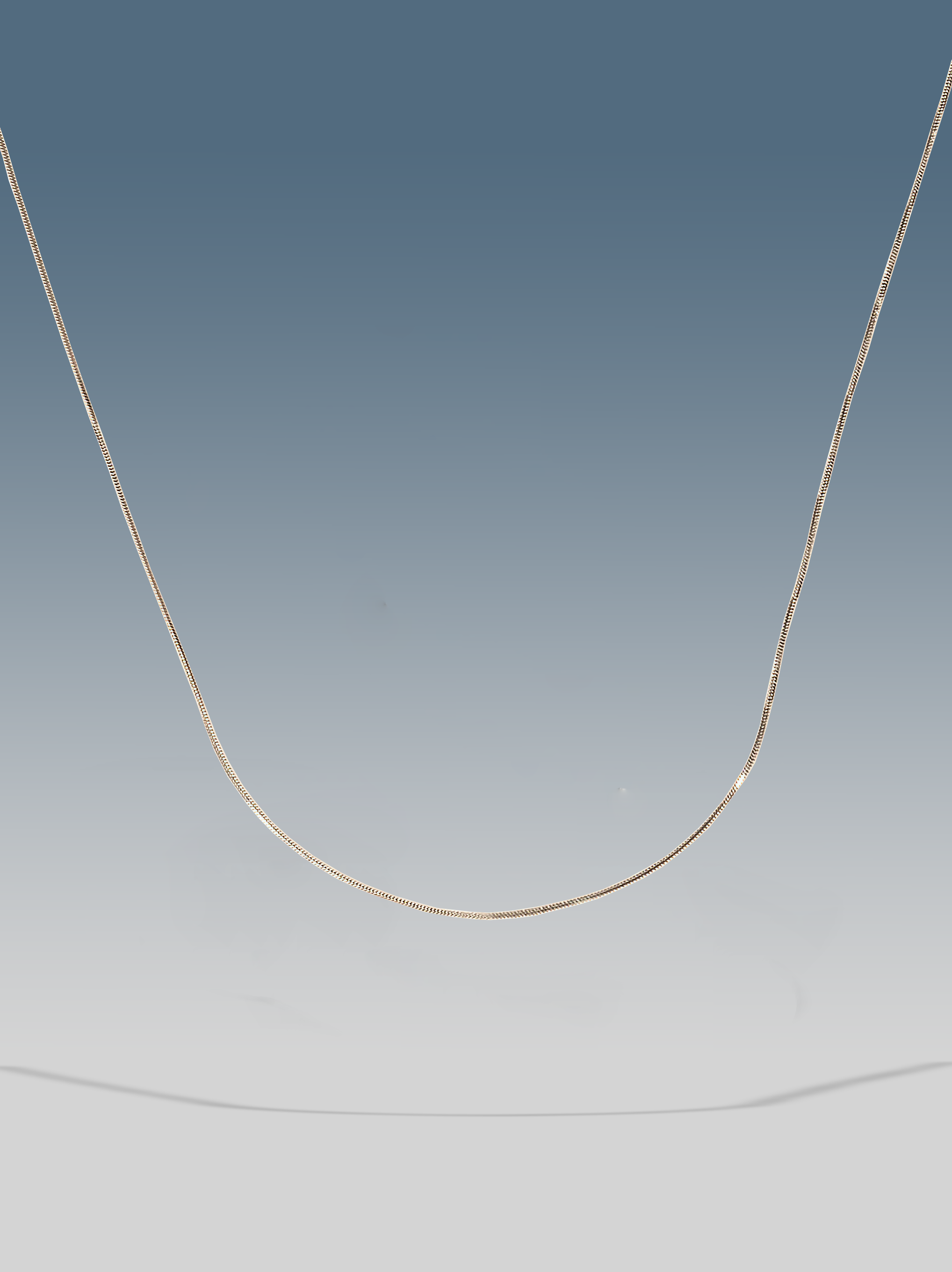 Collana minimal snike argento
