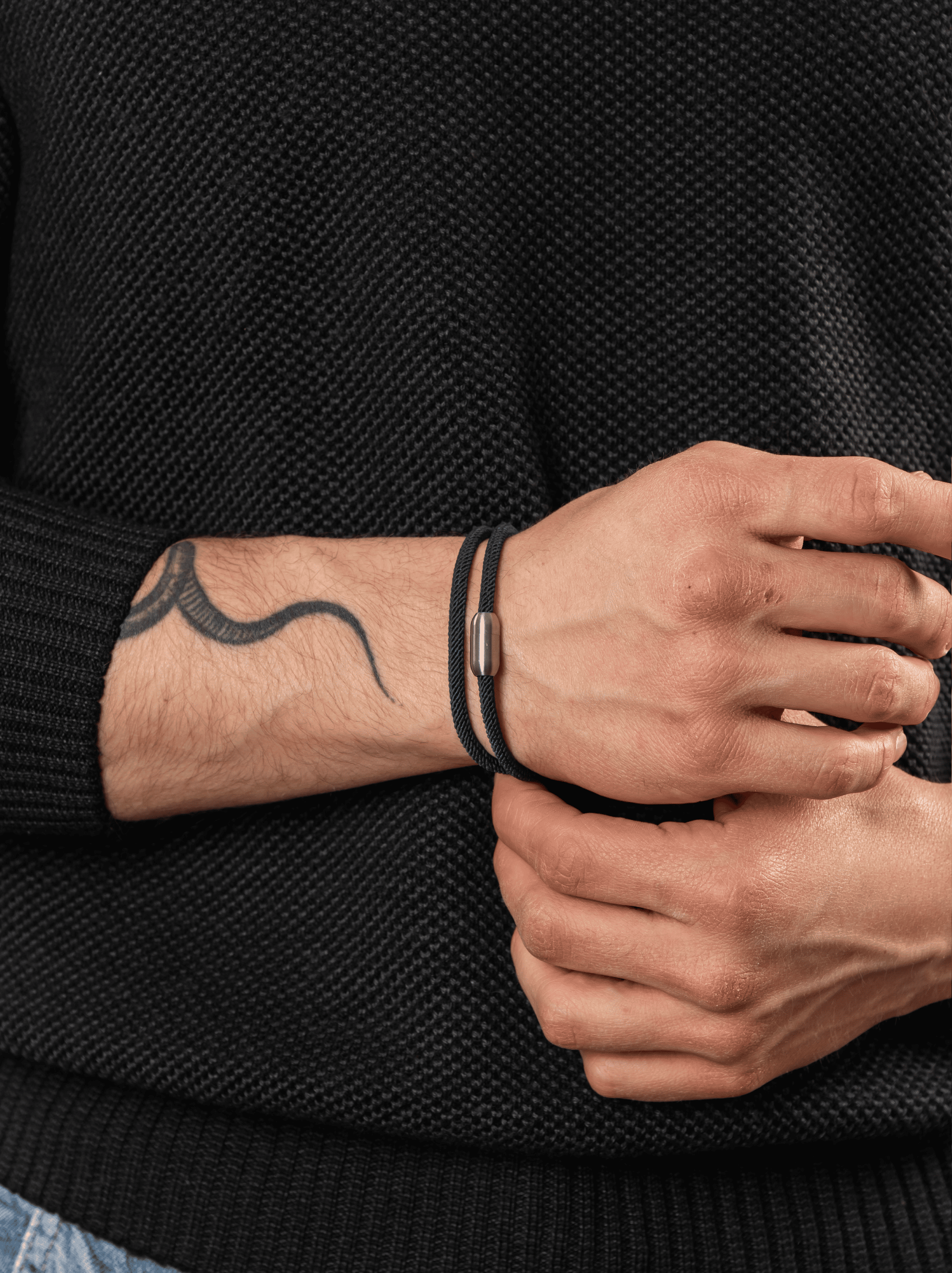 Bracciale rope calamita blu