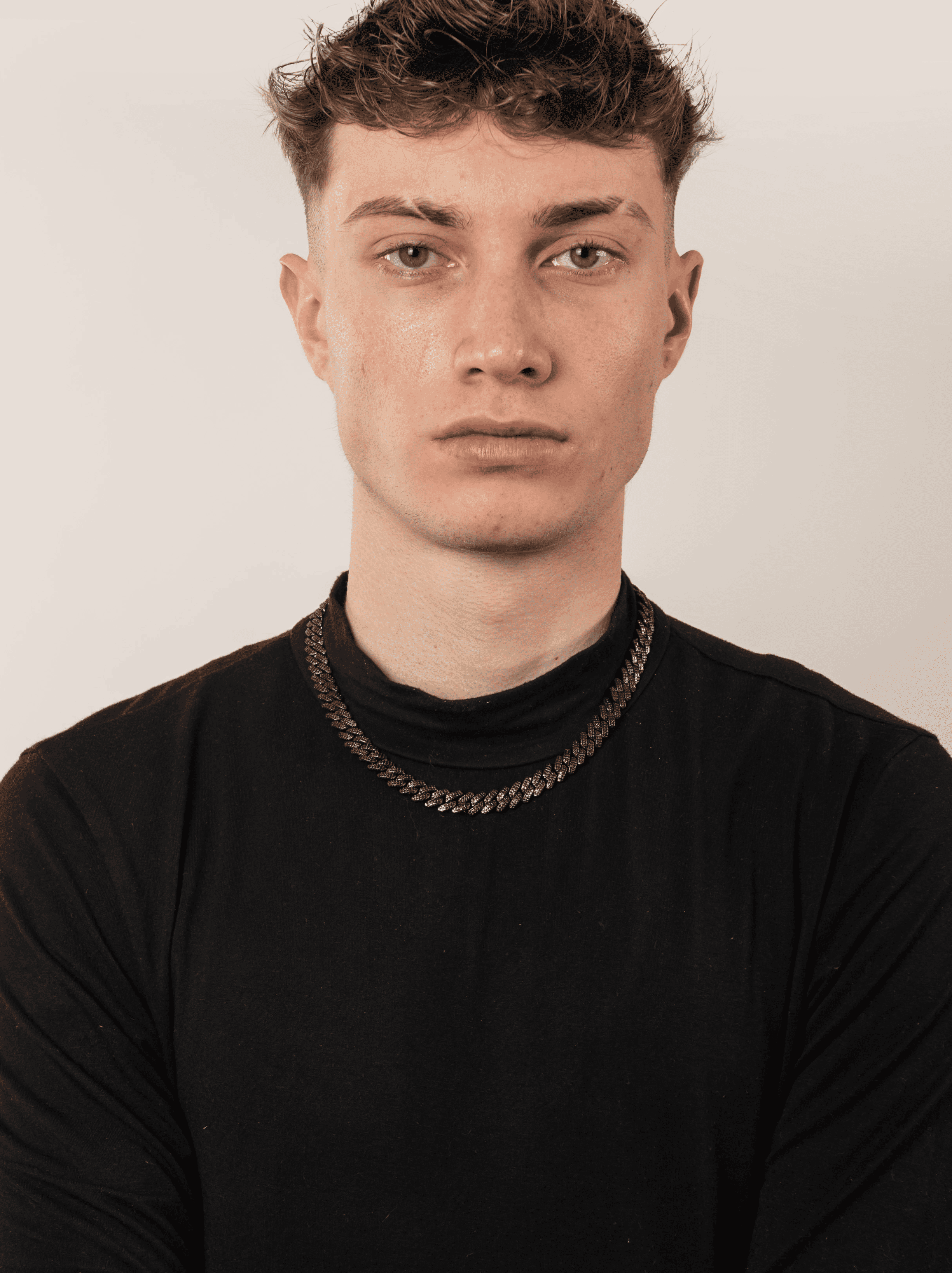 Collana ice cuban black 10 mm