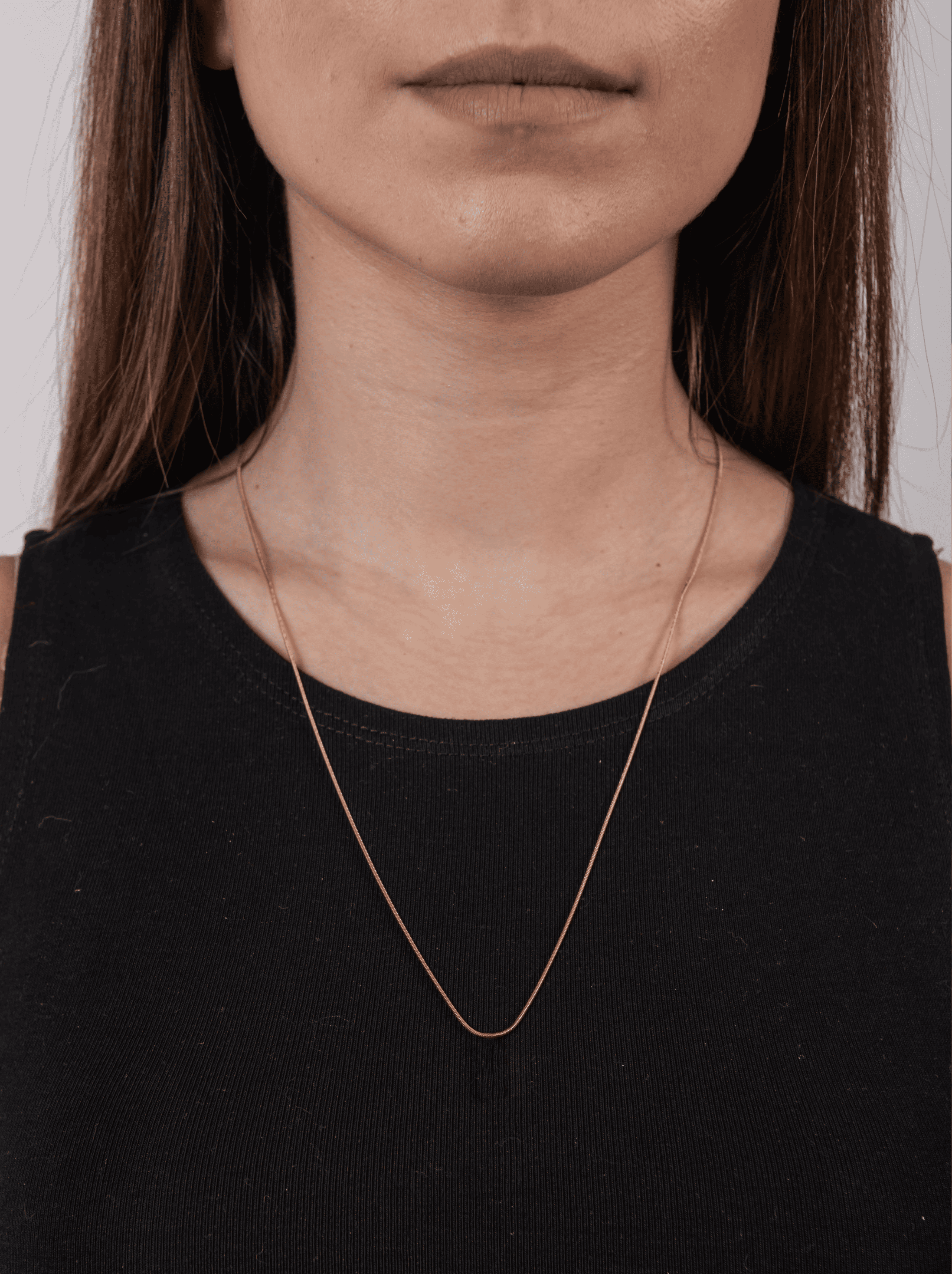 Collana minimal snike oro