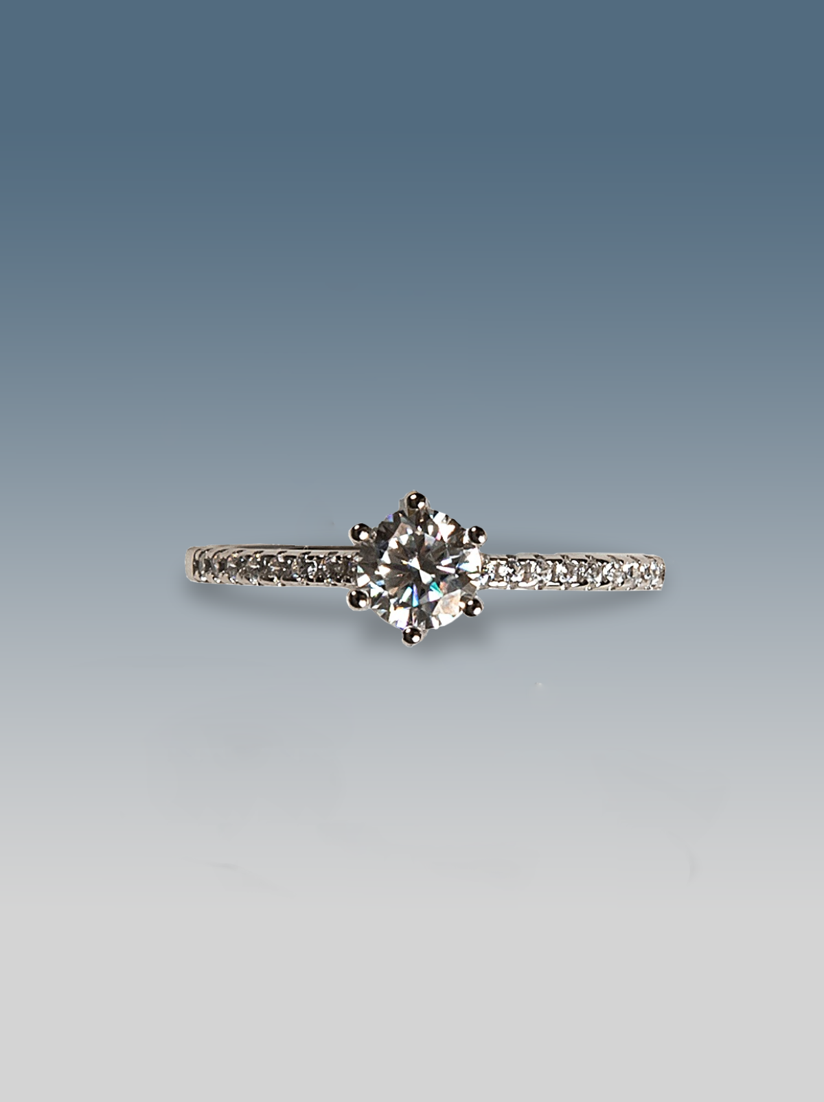 Anello Pietra Solitaria
