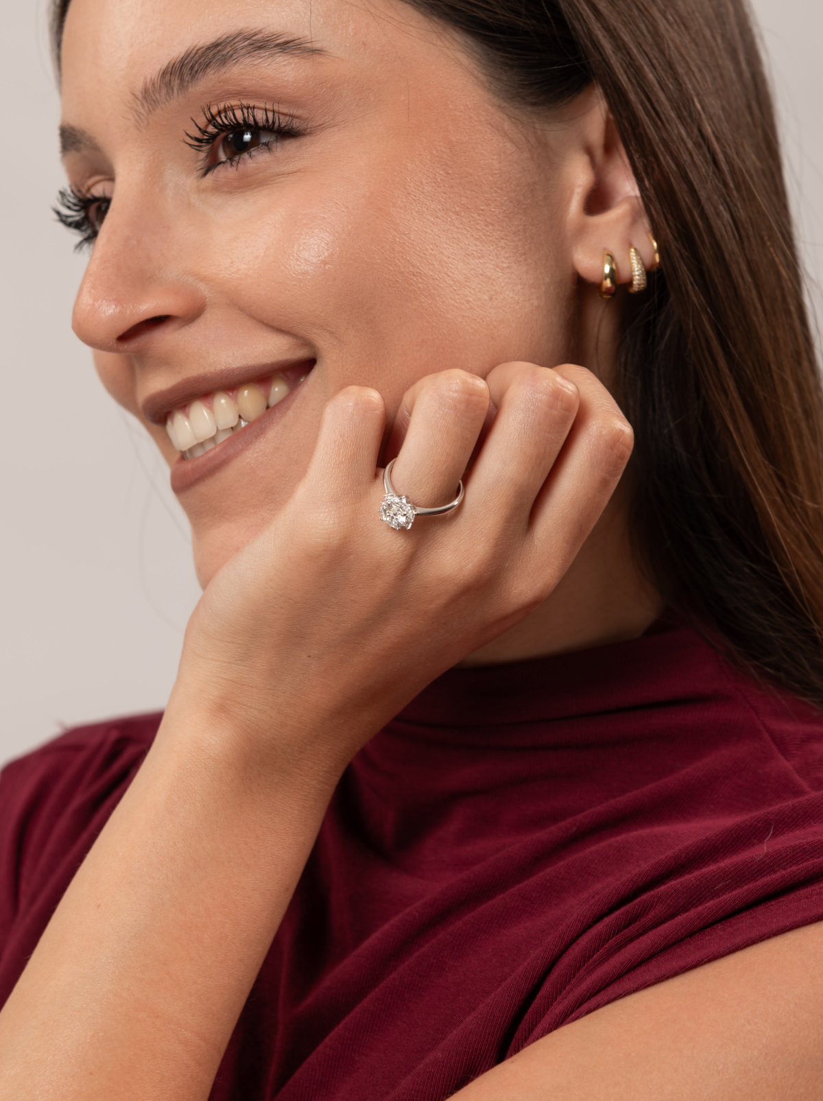 Anello Fiore Sbocciato in argento Sterling 925
