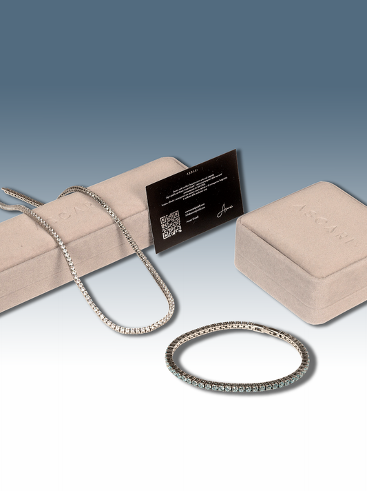 Set tennis azzurro silver