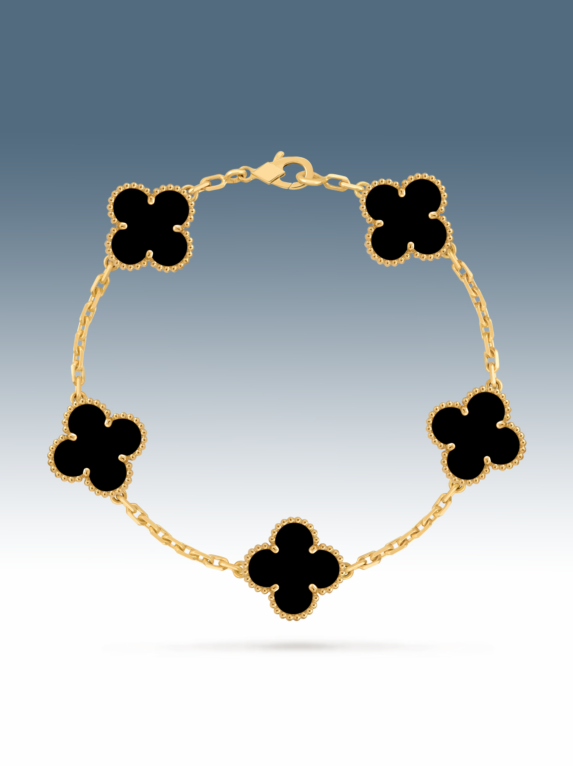 Bracciale Clover nero onice