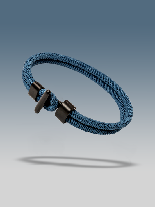 Seilarmband Anker blau