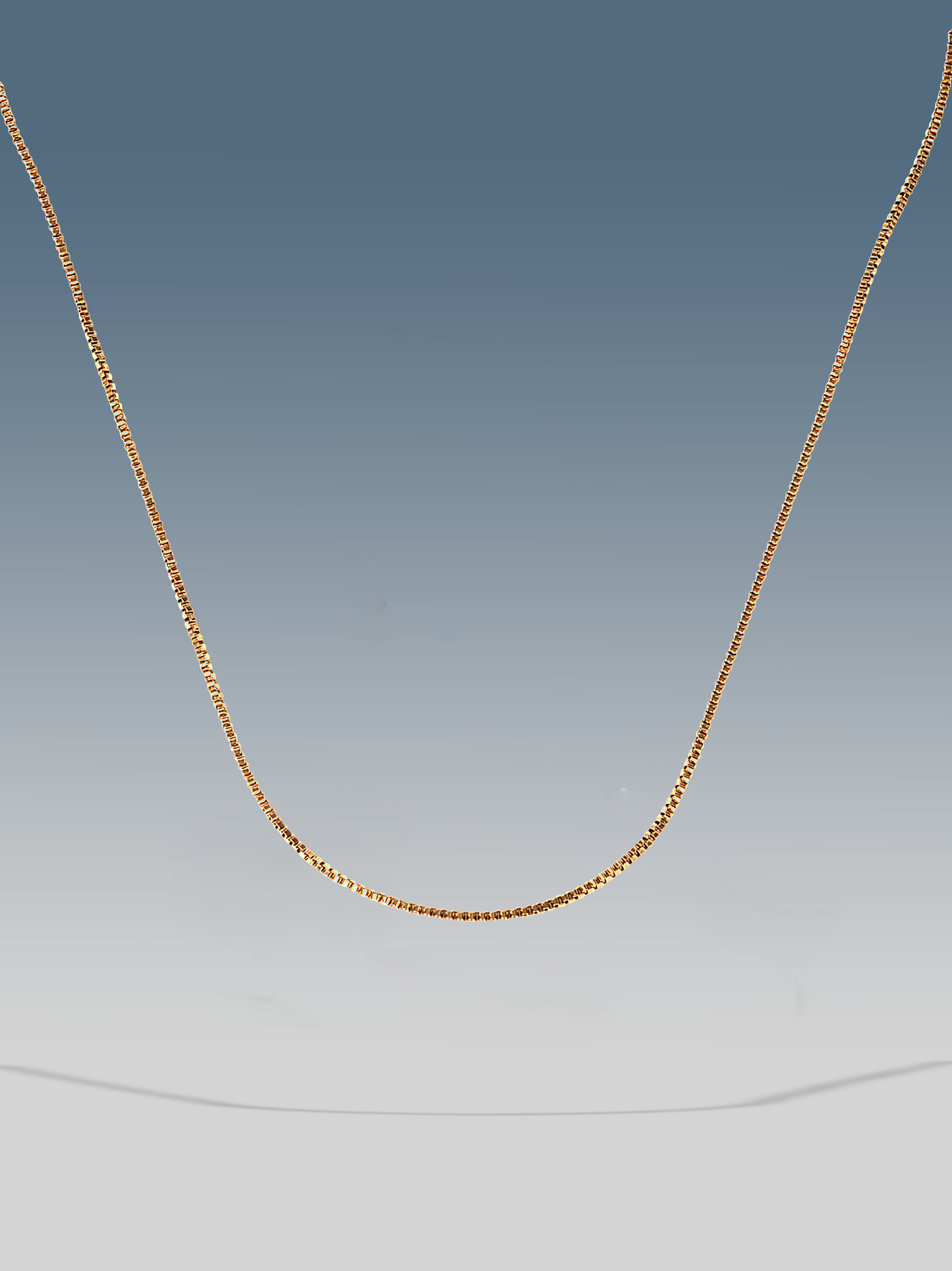 Collana minimal box oro