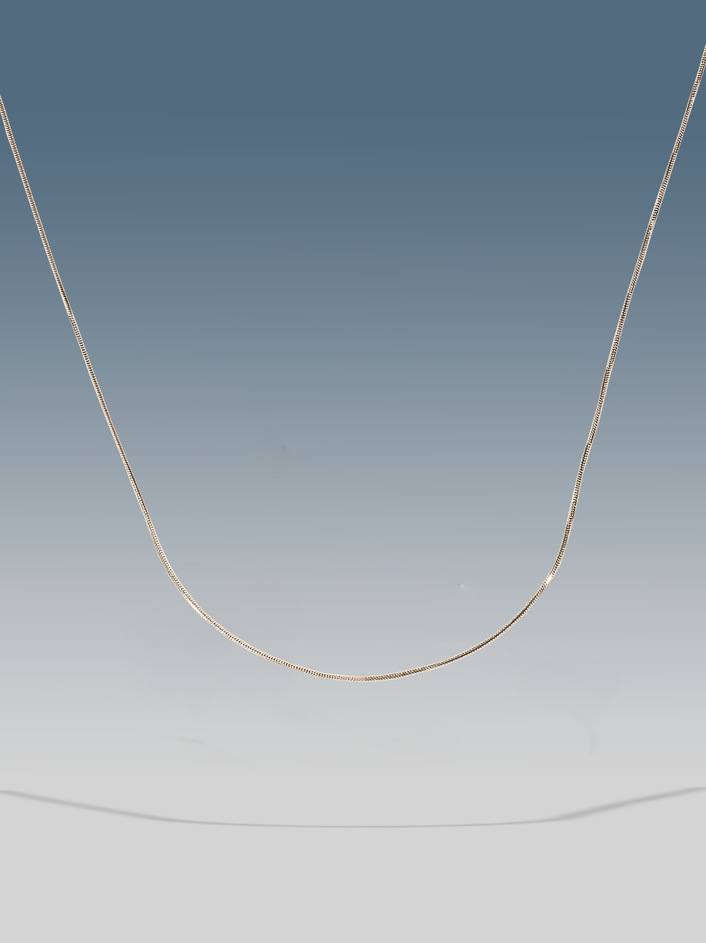 Collana minimal snike argento