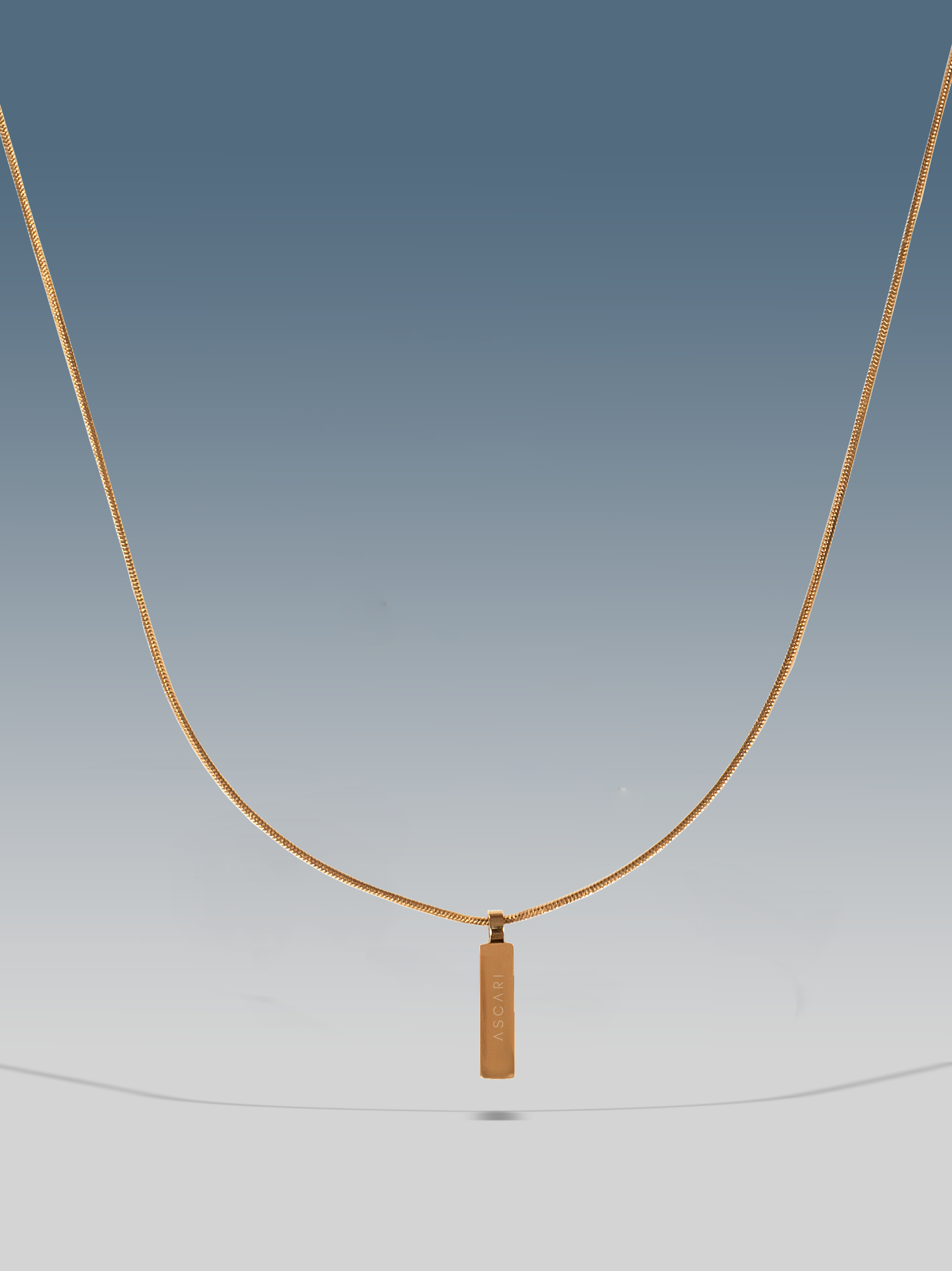 Halskette mit Snike-Anhänger in Gold