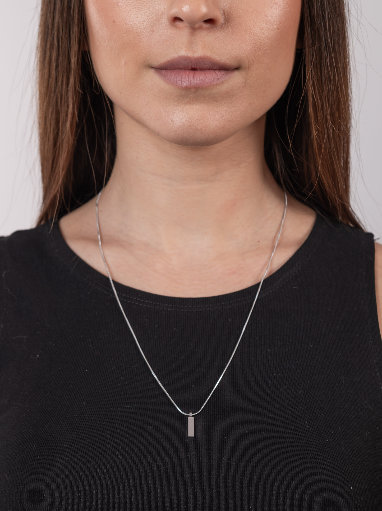 Halskette mit Snike-Anhänger, Silber